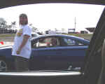 Seth in his new Celica GT about to grudge match Shawn driving Kevin's Civic