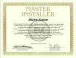 MECP Master Installer certificate