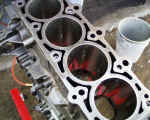 Block bored 20 over for new JE pistons