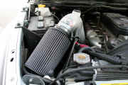 AEM Brute Force intake system with heat shield installed