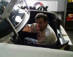 Bill installing Video Recorder in trunk of the cruiser