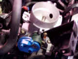 Closeup of high flow throttle body