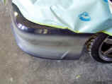 Molding of Razzi rear bumper