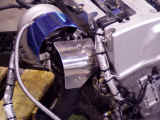 Heatshields installed on GReddy turbocharger