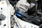 Unorthodox Racing Ultra A pulley installed on alternator