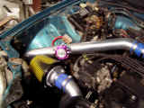 GReddy Type S blow off valve welded to upper compression pipe of GReddy turbo kit