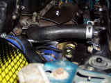 Closeup of GReddy turbocharger