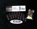 Zex high performance valve spring set and titanium retainer set