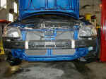 Bumper removed to install intercooler
