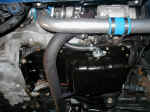 GReddy downpipe and compression pipe on 2000 Honda Civic Si