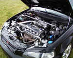 D16 with GReddy turbo kit with Blitz BOV