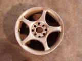 Corroded wheel before painting