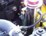 The coolant level can be seen for the tube