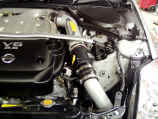 AEM cold air intake on Nissan 350Z