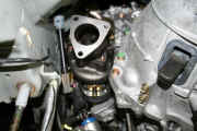 APS turbochargers mounted to VQ35