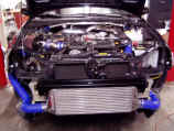 Intercooler and piping kit installed