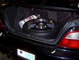 Nitrous bottle and full size Volk Racing spare