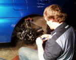Ryan sealing fittings to adapt WRX rear brake lines to Wilwood 4 piston caliper