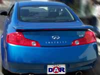 Infiniti G35 coupe factory style wing with light