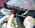 Measuring muffler